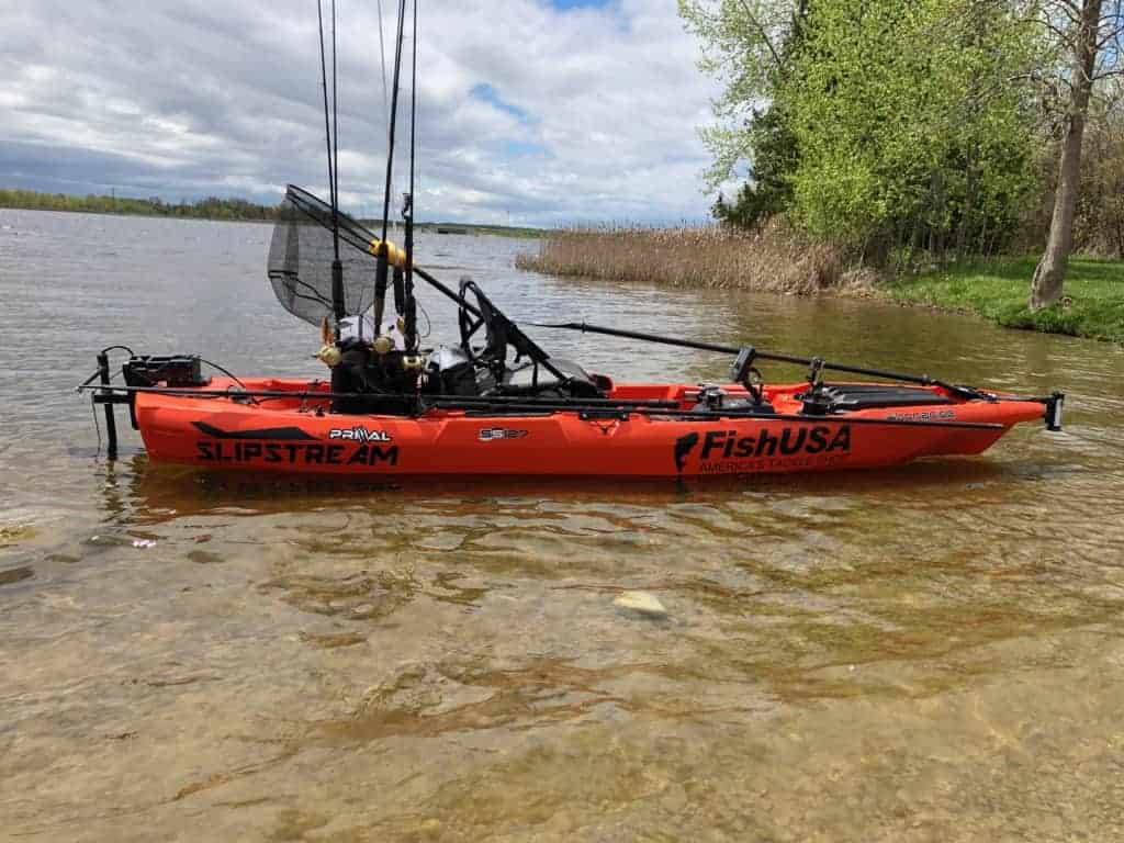 Lithium Battery used on a kayak