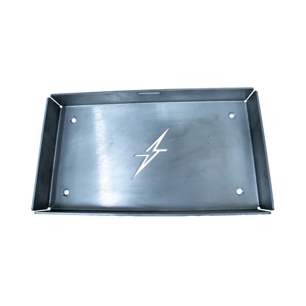 Aluminum Battery Tray designed for Group 24 Lynac Batteries.