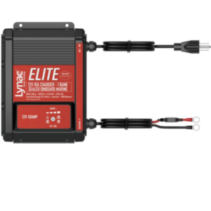 Lynac ELITE Series 12V 10A Charger - 1 Bank, Sealed Onboard Marine