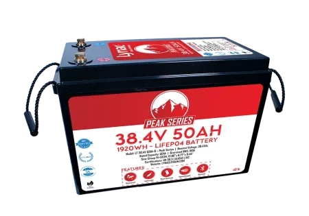 High-Performance 36V 50Ah Lithium Battery, delivering relentless power for your applications
